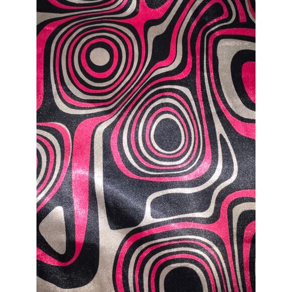 Mel & Moj Groovy Satin Dress - Size M - Silky, Fun & Funky - Picture 4 of 10